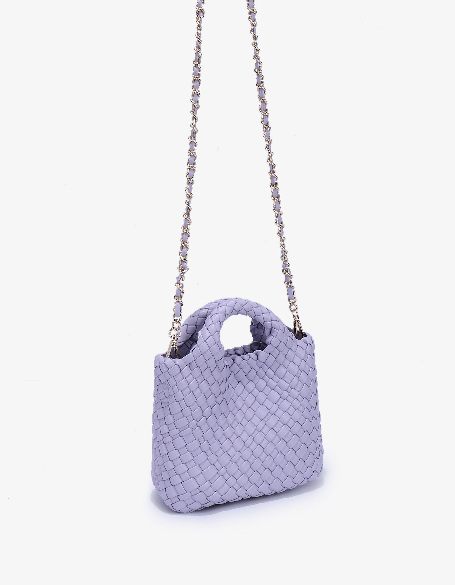 EVERLEIGH WOVEN MINI TOTE LAVENDER