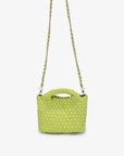 EVERLEIGH WOVEN MINI TOTE CHARTREUSE