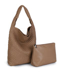 EVERLEIGH WOVEN SHOULDER TAUPE