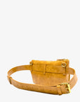 LEO CONVERTIBLE CROSSBODY SLING AND BELT BAG LARGE WAXED MARIGOLD