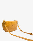 LEO CONVERTIBLE CROSSBODY SLING AND BELT BAG LARGE WAXED MARIGOLD