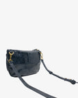 LEO CONVERTIBLE CROSSBODY SLING AND BELT BAG LARGE WAXED NAVY