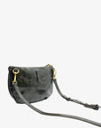 LEO CONVERTIBLE CROSSBODY SLING AND BELT BAG LARGE WAXED OLIVE