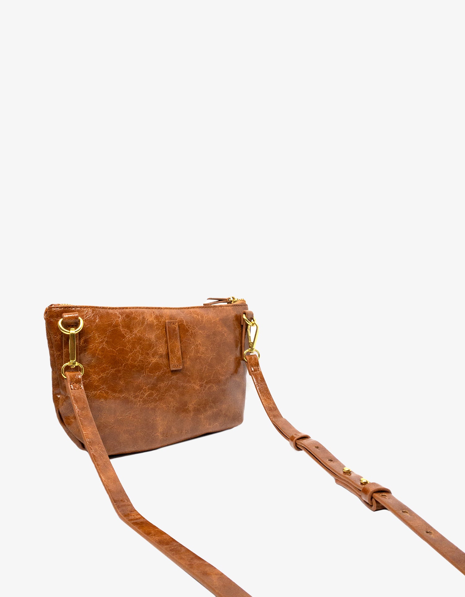 LEO CONVERTIBLE CROSSBODY SLING AND BELT BAG LARGE WAXED SIENNA