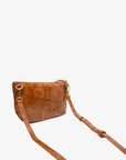 LEO CONVERTIBLE CROSSBODY SLING AND BELT BAG LARGE WAXED SIENNA