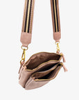 LEO CONVERTIBLE CROSSBODY SLING AND BELT BAG SMALL BALLET PINK