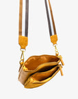 LEO CONVERTIBLE CROSSBODY SLING AND BELT BAG SMALL MARIGOLD