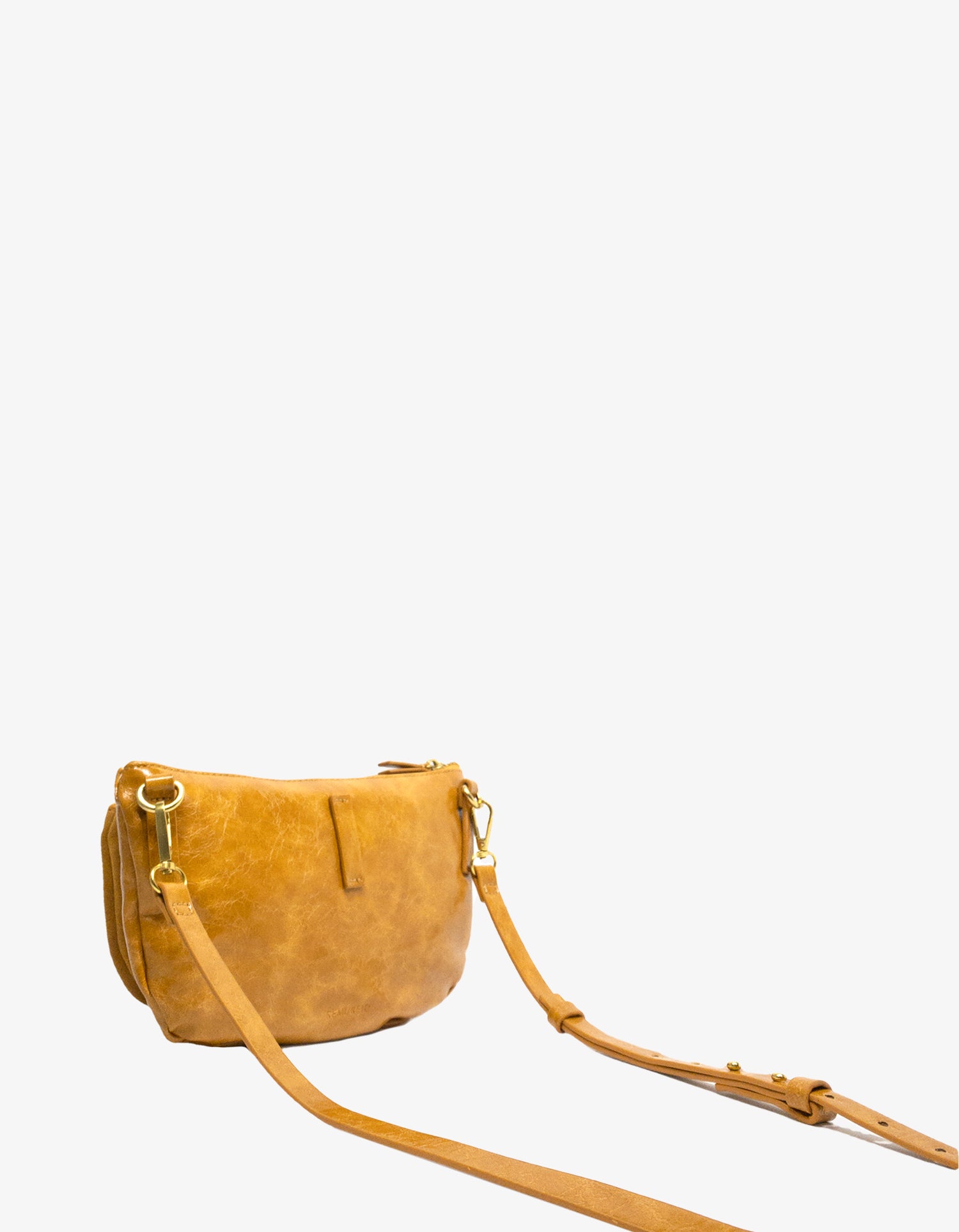 LEO CONVERTIBLE CROSSBODY SLING AND BELT BAG SMALL MARIGOLD