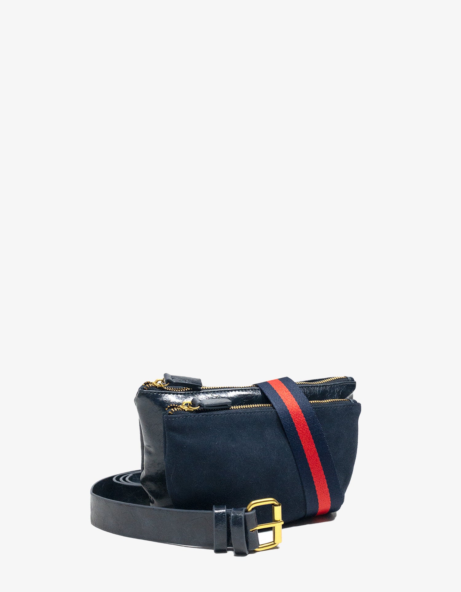 LEO CONVERTIBLE CROSSBODY SLING AND BELT BAG SMALL NAVY