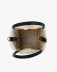 HOLLACE MINI TOTE SHEARLING CREAM