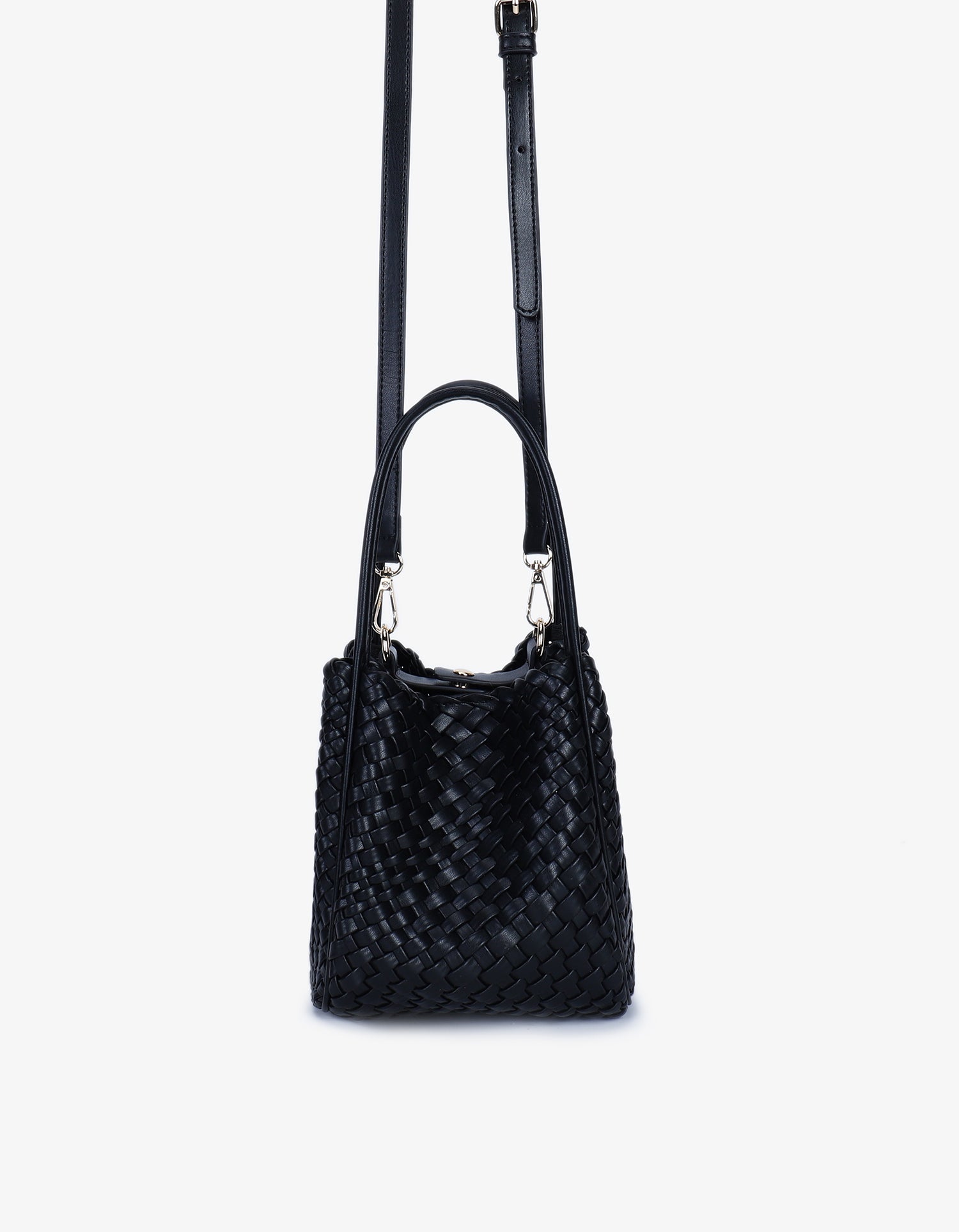 Hollace Mini Tote Woven Black