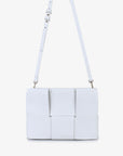 PAYA WOVEN CLUTCH WHITE