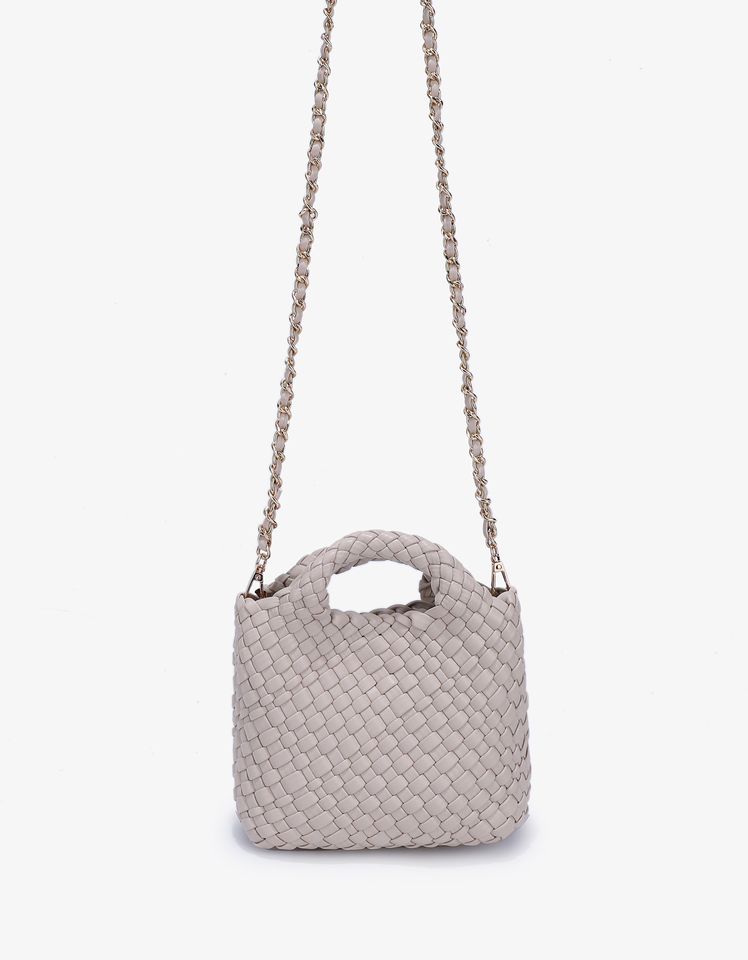 EVERLEIGH WOVEN MINI TOTE CREAM