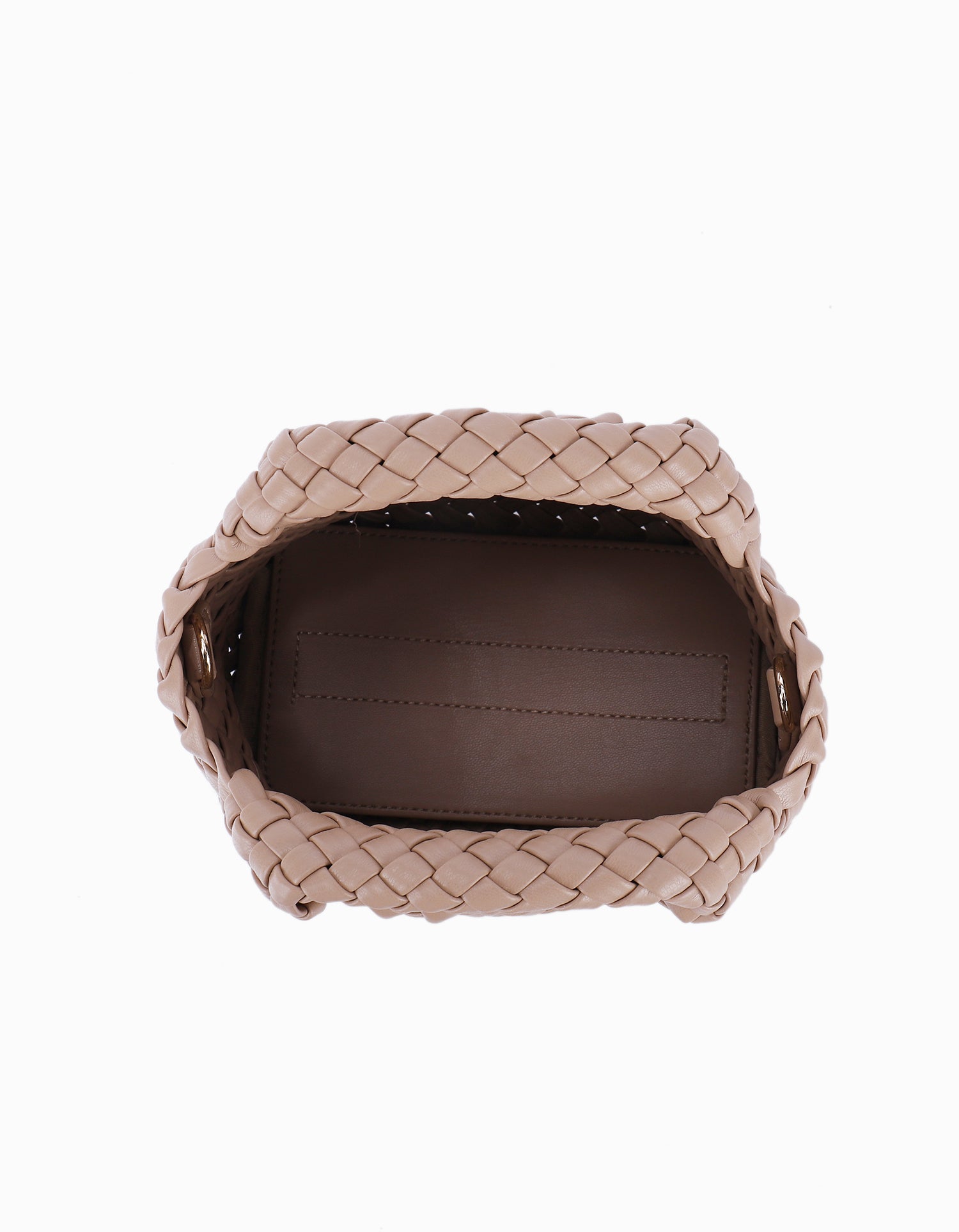 EVERLEIGH WOVEN MINI TOTE TAUPE