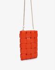 LINDY WOVEN CELLPHONE ORANGE