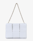 PAYA WOVEN CLUTCH WHITE