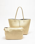 DEPARTURE TOTE PLATINUM/SILVER