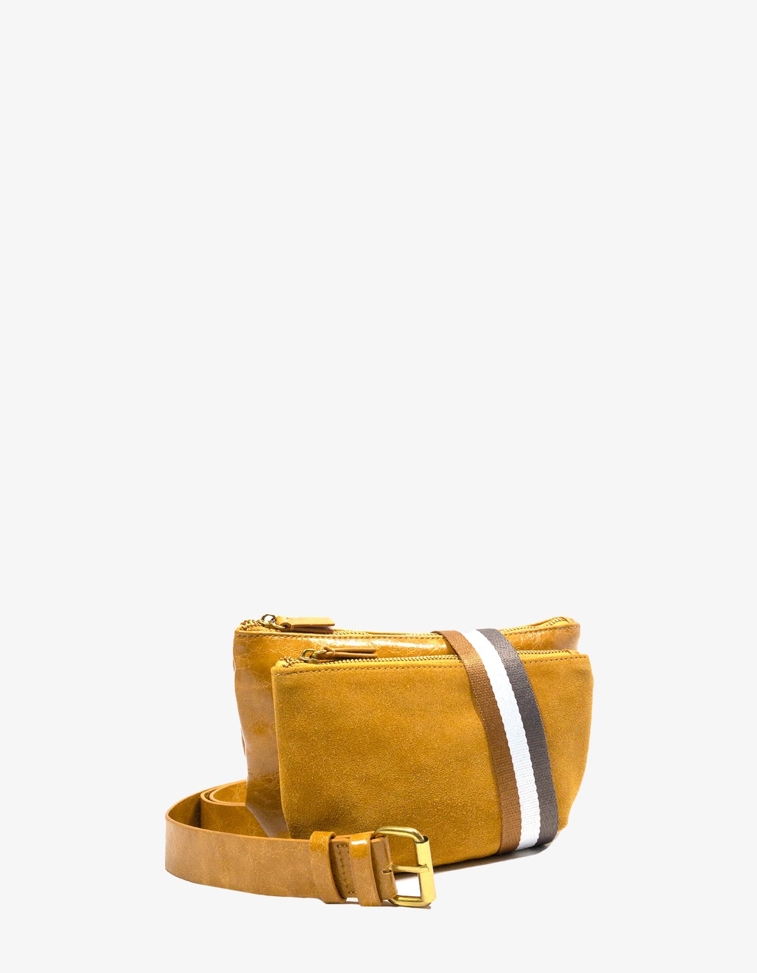 LEO CONVERTIBLE CROSSBODY SLING AND BELT BAG SMALL MARIGOLD - REMI/REID