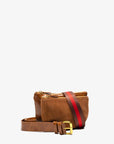 LEO CONVERTIBLE CROSSBODY SLING AND BELT BAG SMALL SIENNA - REMI/REID
