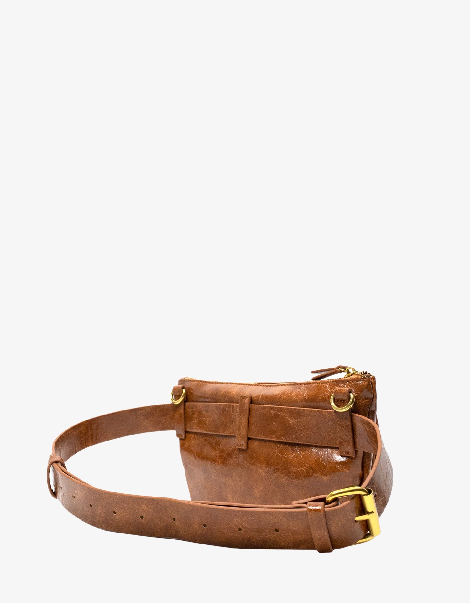 LEO CONVERTIBLE CROSSBODY SLING AND BELT BAG SMALL SIENNA - REMI/REID