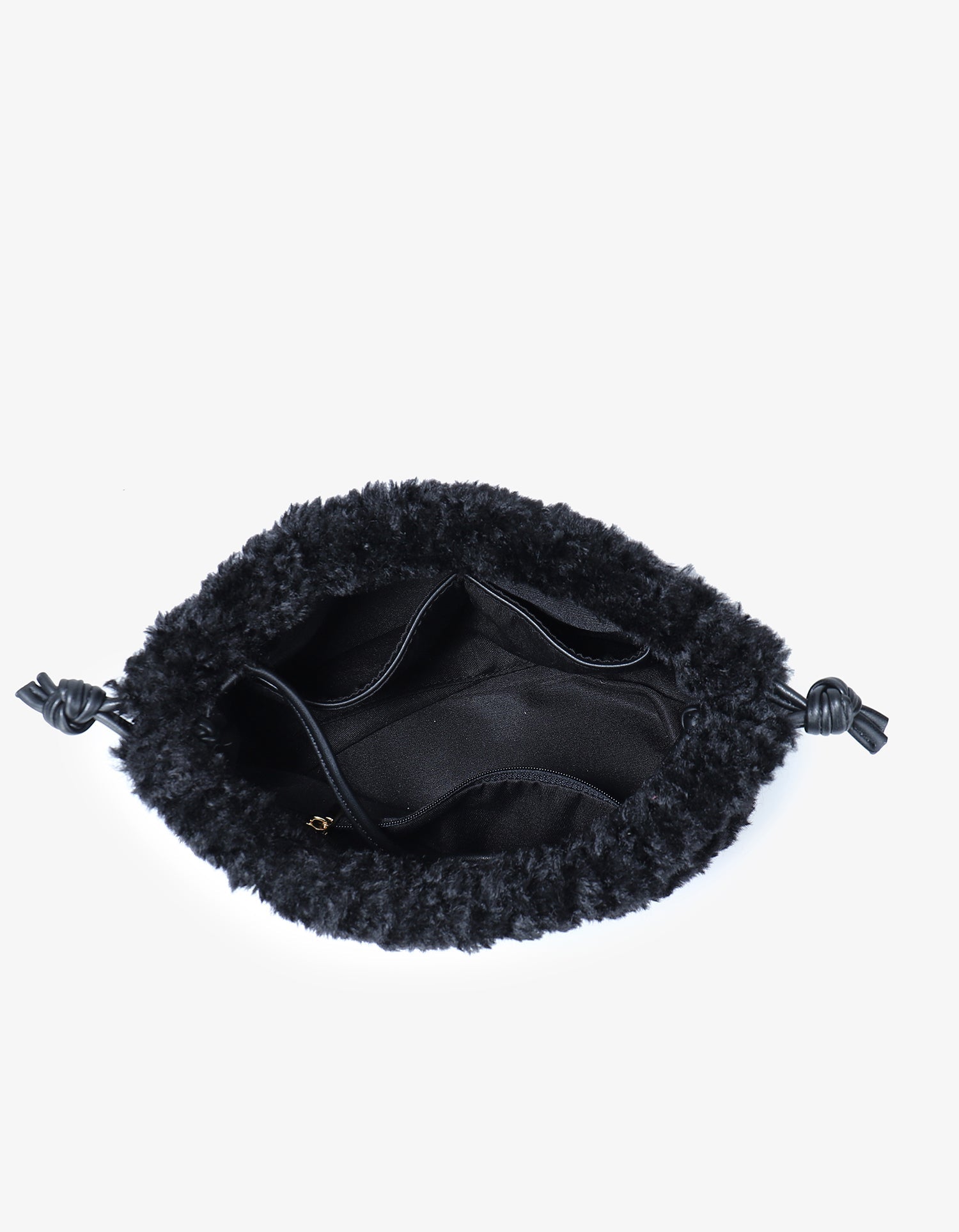 LOZEN MINI SCRUNCH FUR BLACK - REMI/REID