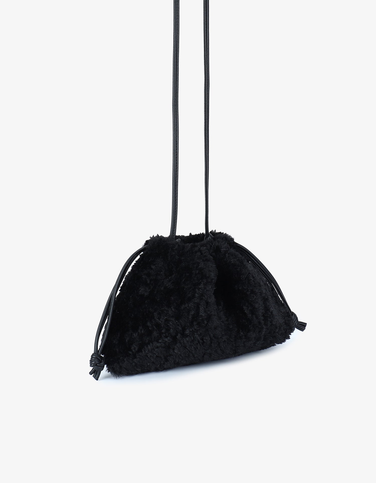 LOZEN MINI SCRUNCH FUR BLACK - REMI/REID